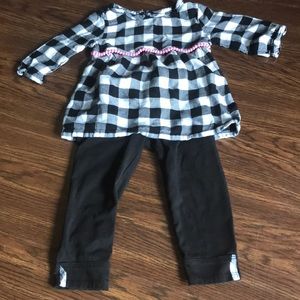 Plaid 2t outfit